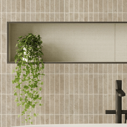 โมเสคเซรามิค TIMELESS TILES รุ่น RAWRY 28.4X29.6 ซม. สีเบจ PERFECT BEIGE สไตล์ลอฟต์_3